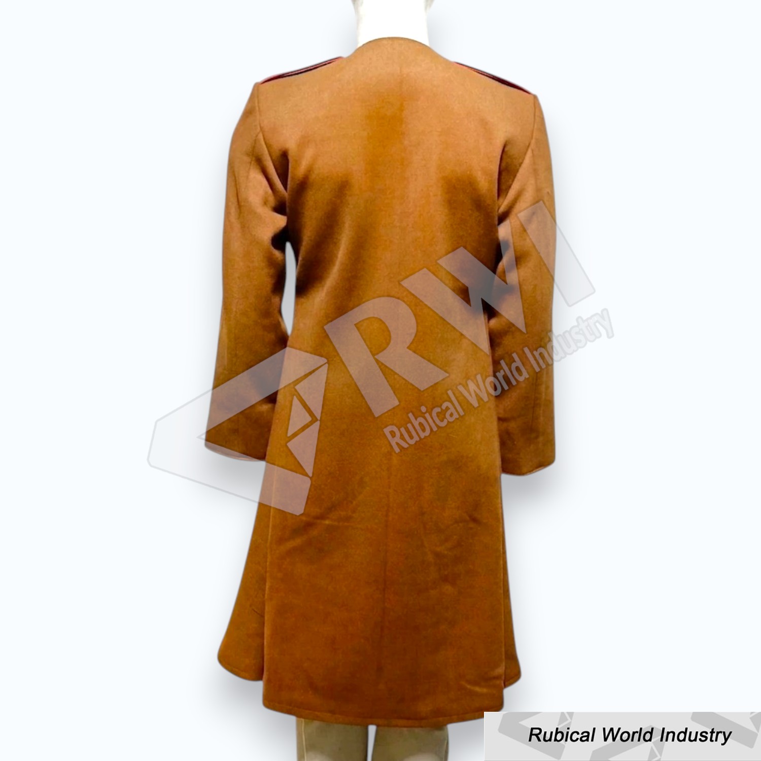 Newly Unisex Brown Wool Dream Cossack Georgian Cherkesk Chokha (1)