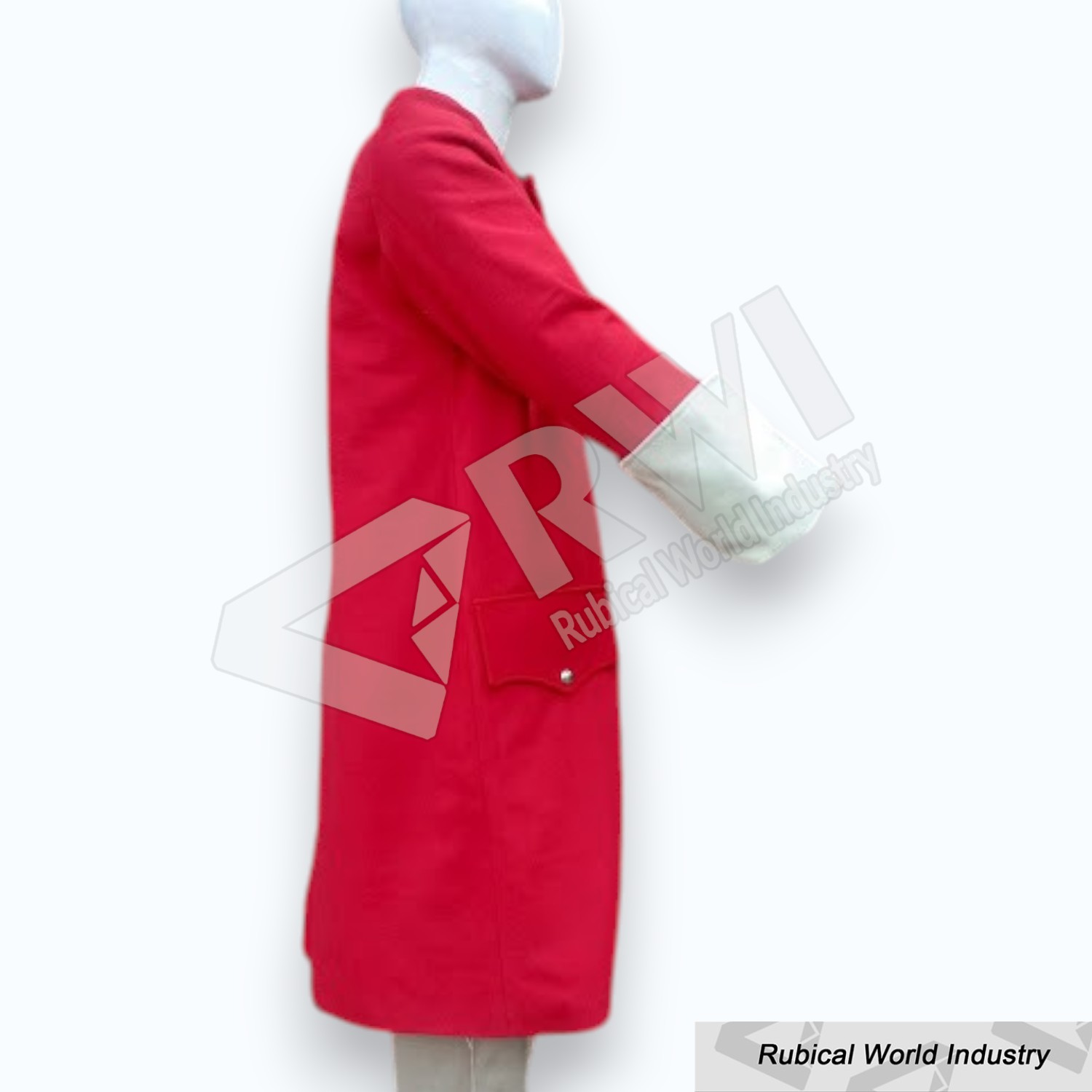 red wool pirat coat with white cuffs (2)