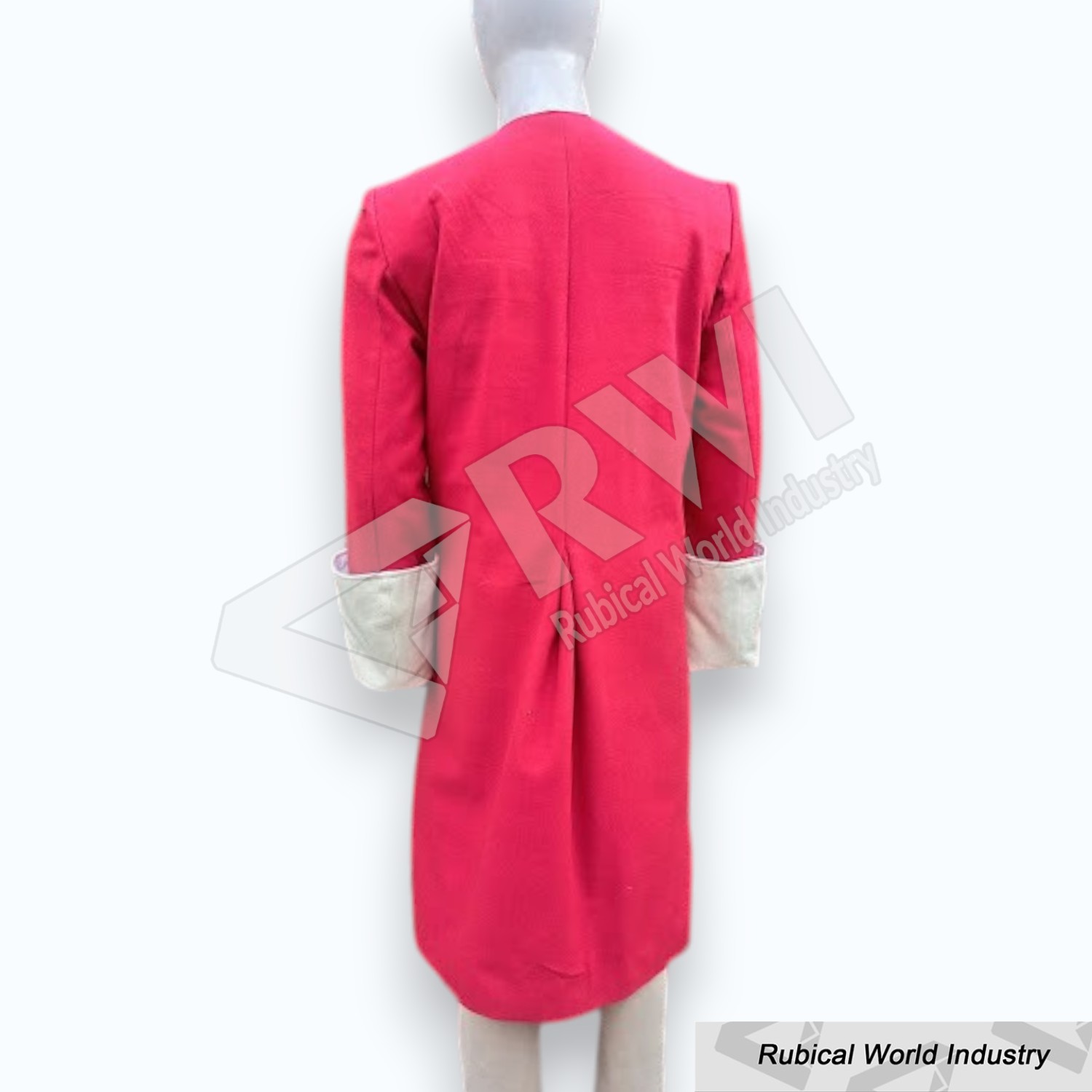 red wool pirat coat with white cuffs (3)