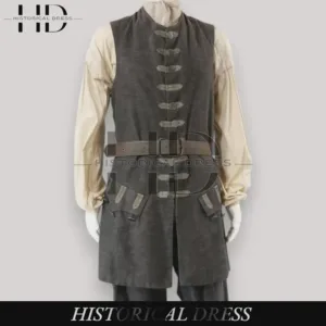 Authentic Pirate Colonial Buccaneer Renaissance Vest