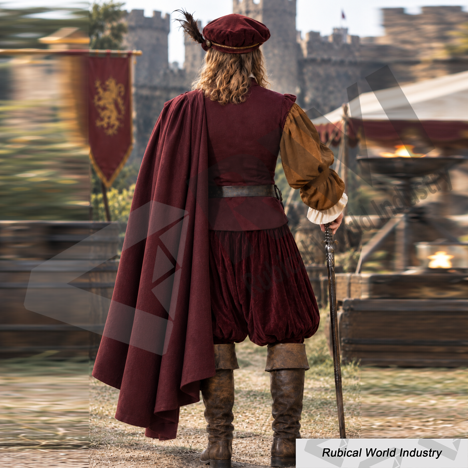 16th-century-historical-Renaissance-era-Costume-back